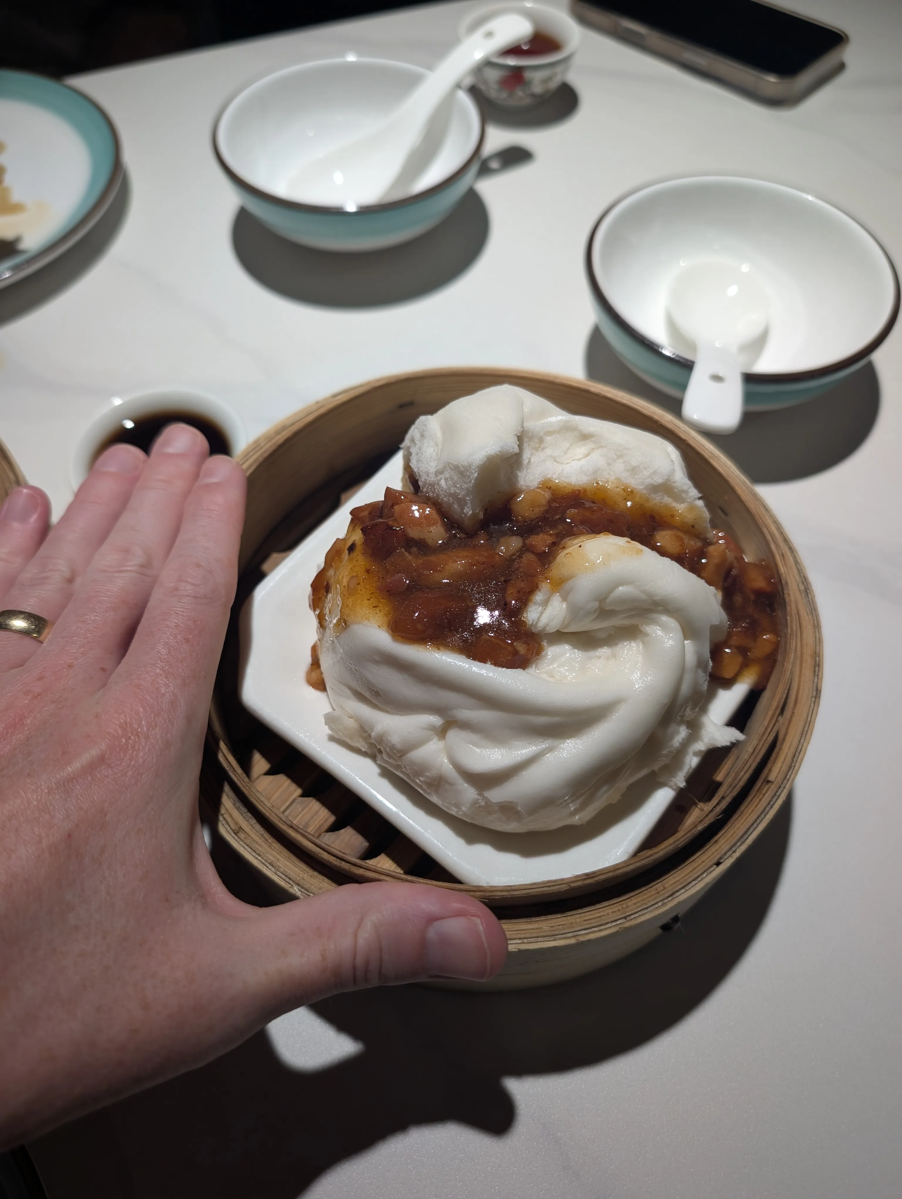 The biggest (and best) char siu bao in Guangzhou.