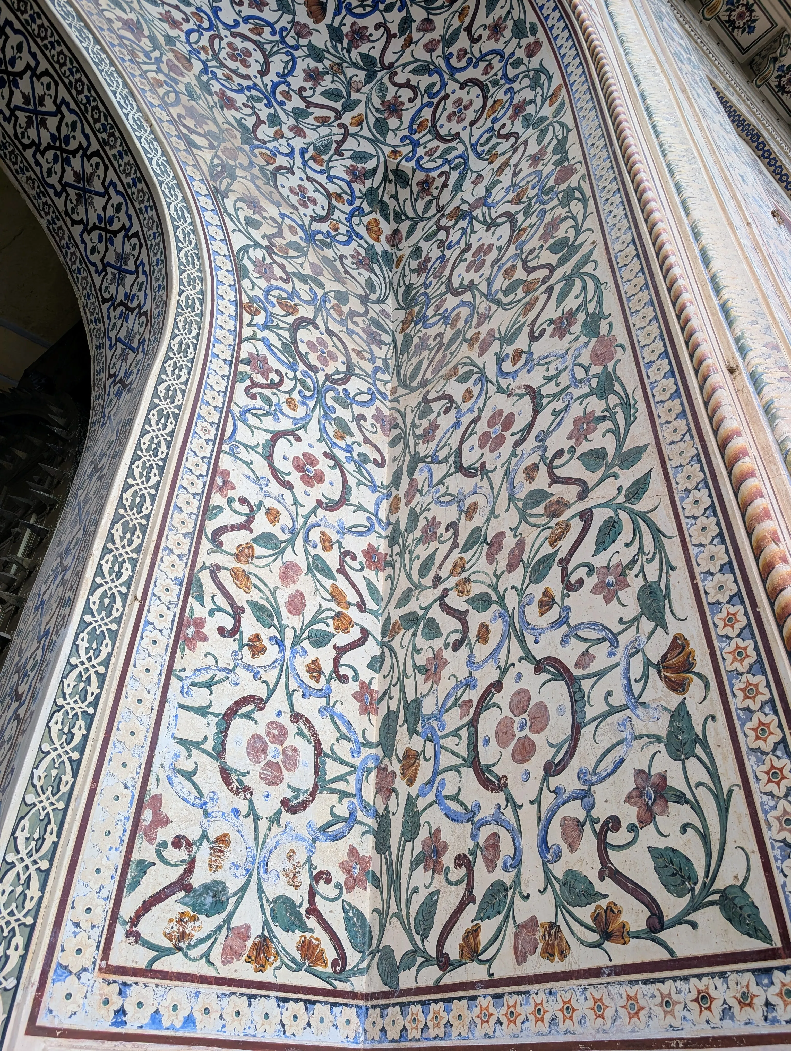 Intricate pietra dura inlay work in Jaipur.