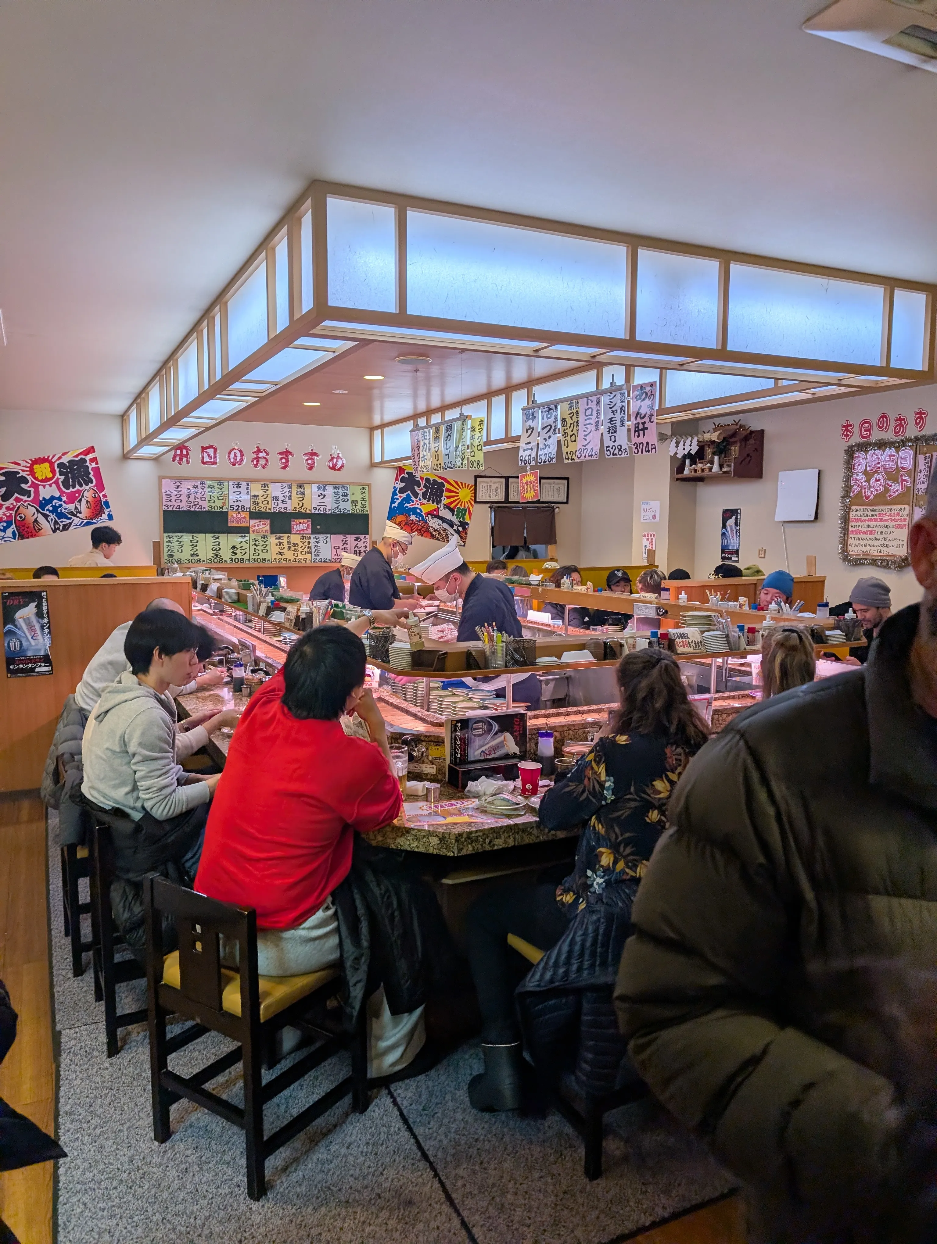 'Kaiten sushi'