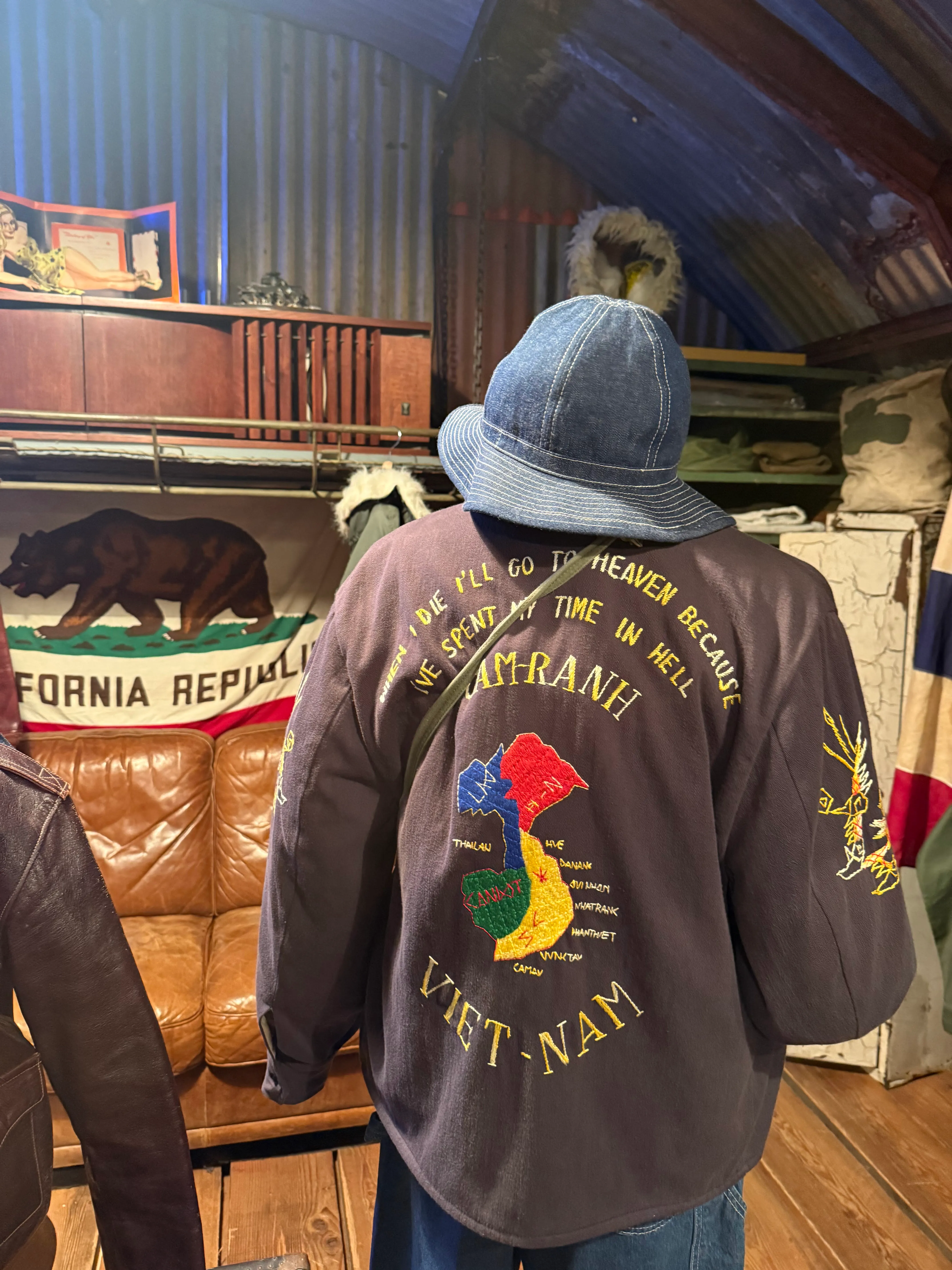 Jacket seen at The Real McCoy's in Tokyo.
