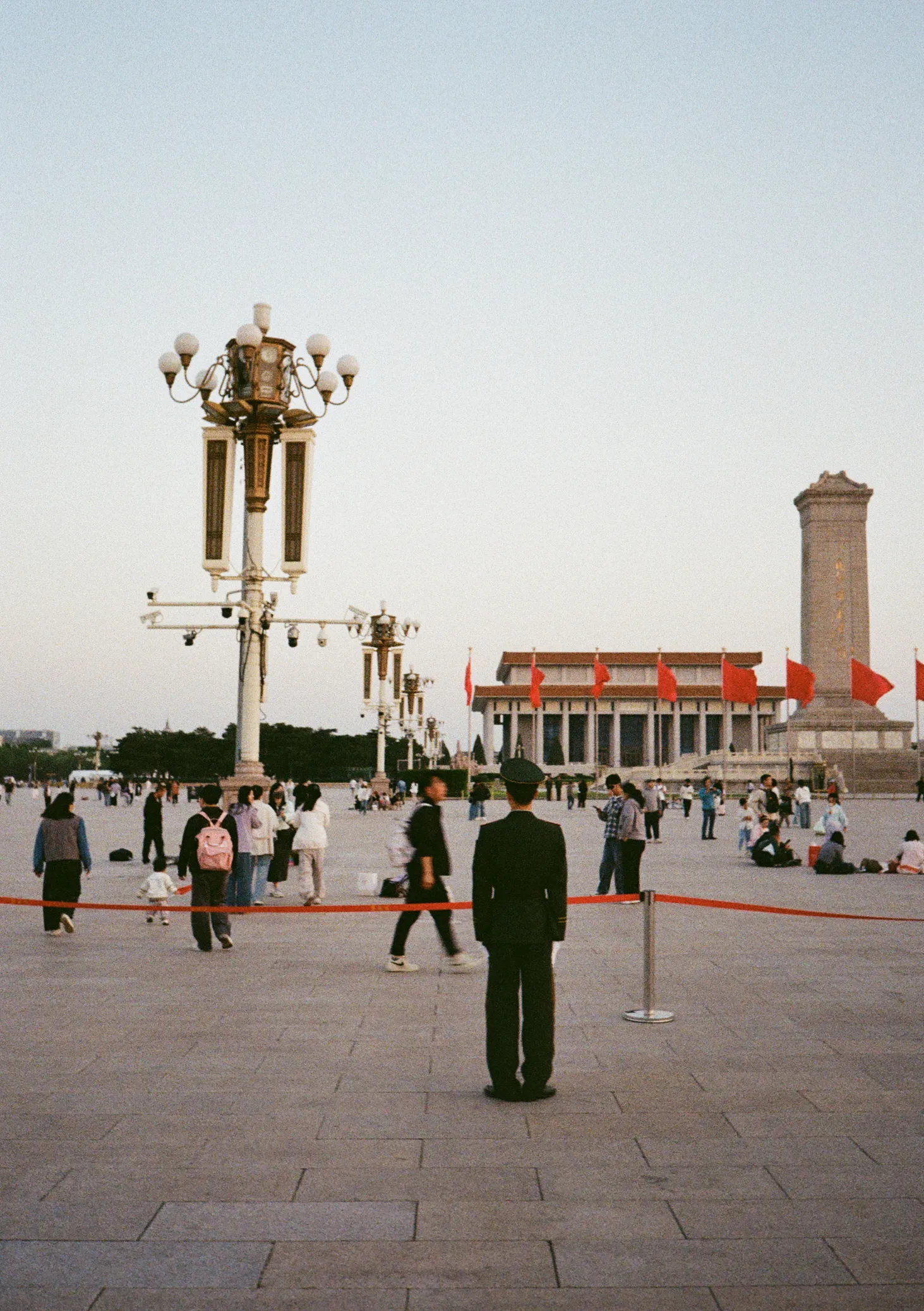 Soldiers in Tiananmen Square