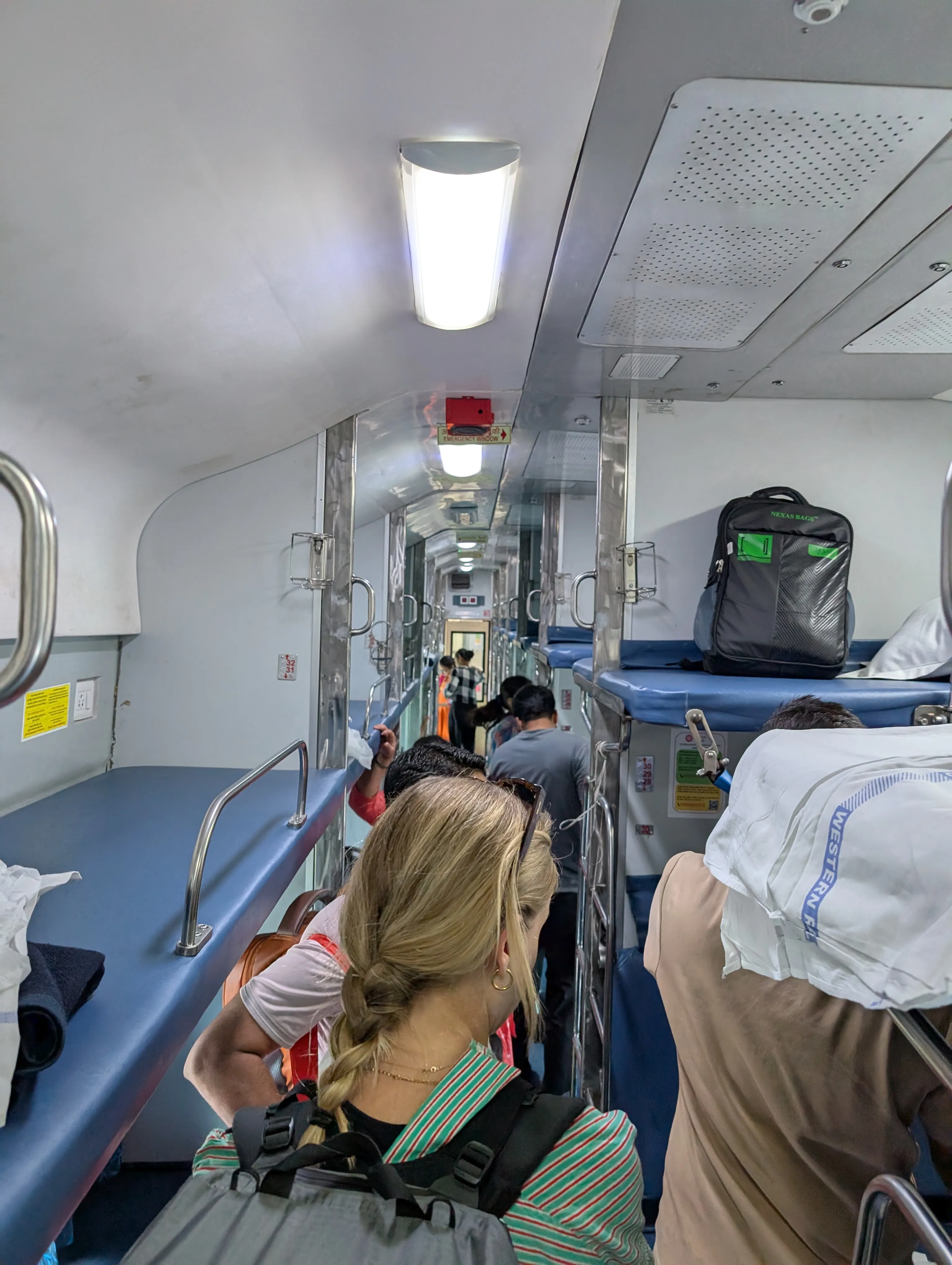 The train hallway